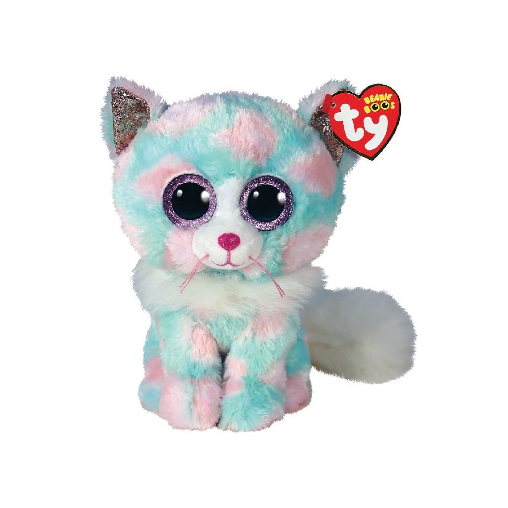 Ty beanie boos knuffel kat opal 15 cm