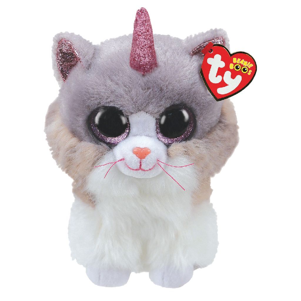 Ty beanie boos knuffel kat asher 24 cm