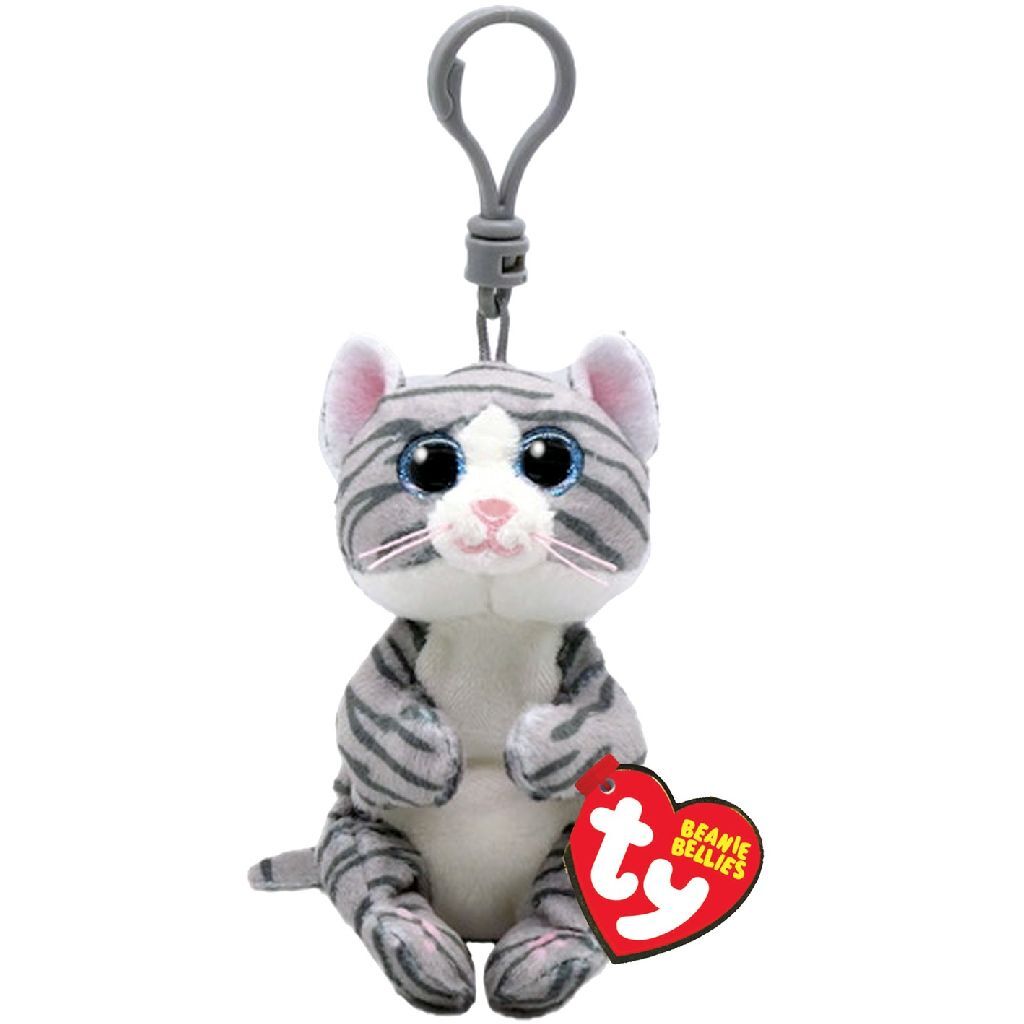 Ty beanie babies bellies clip knuffel kat mitzi 10 cm