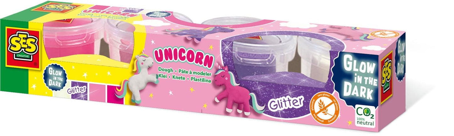 Ses creative ses klei eenhoorn, 4x90gr