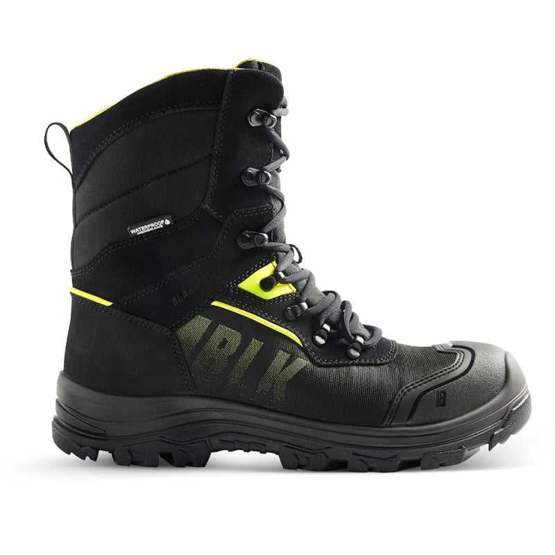 Blåkläder storm winterlaars s3 2490 | zwart high vis geel | maat 38 - 7330509932216