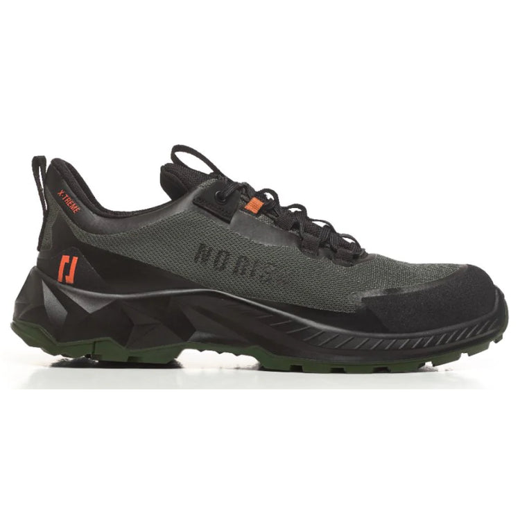 No risk x-treme low green 1257.08 s3l | zwart groen | maat 48 - 5607421120482