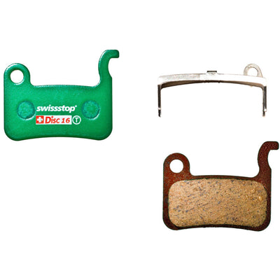 Shimano swissstop remblok schijfrem disc 16 organic xtr xt lx deore saint, slx