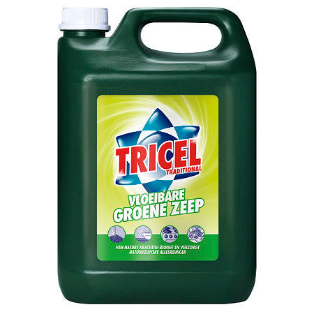 Tricel producten groene zeep vloeibaar 5l