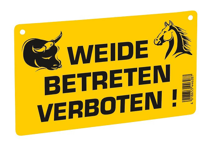 Ako producten waarschuwingsbordje verboden te betreden
