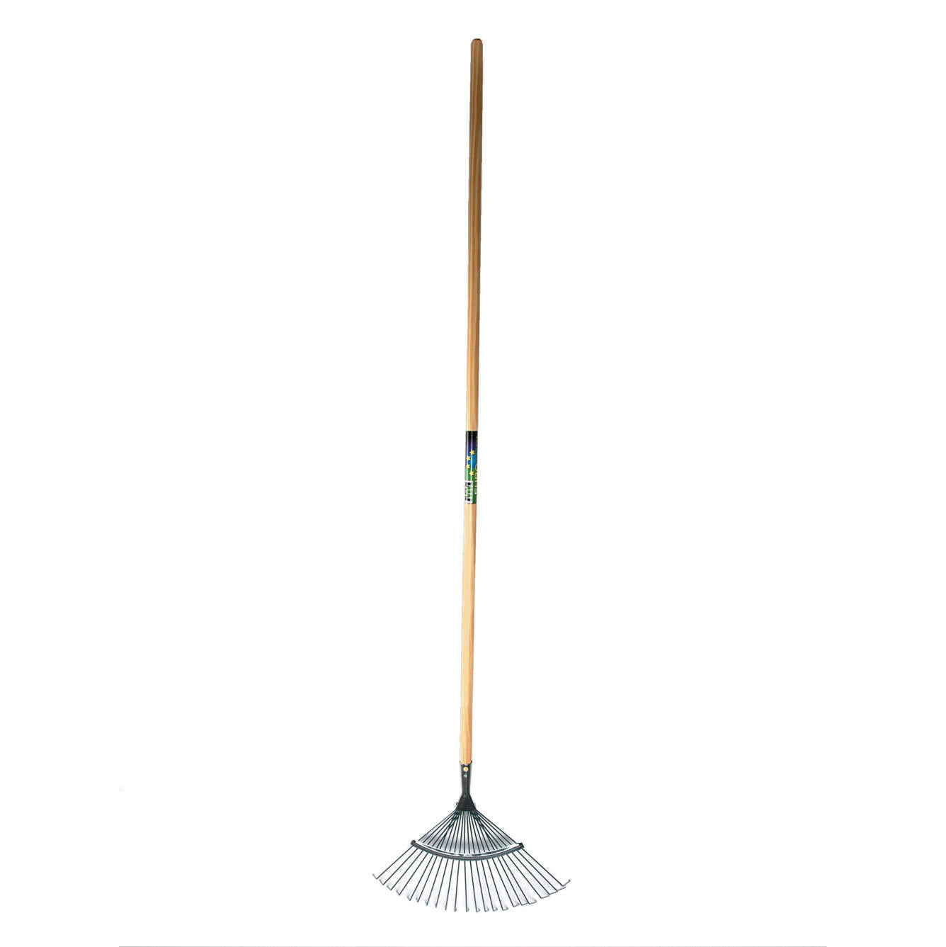 Mm eurotool producten gazonhark mm 22tds ronde tand met steel 150cm