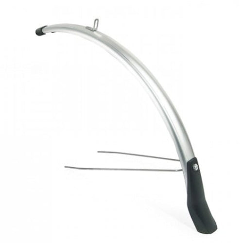 Voorspatbord Eurofender Snello 28 x 46 mm - zilver