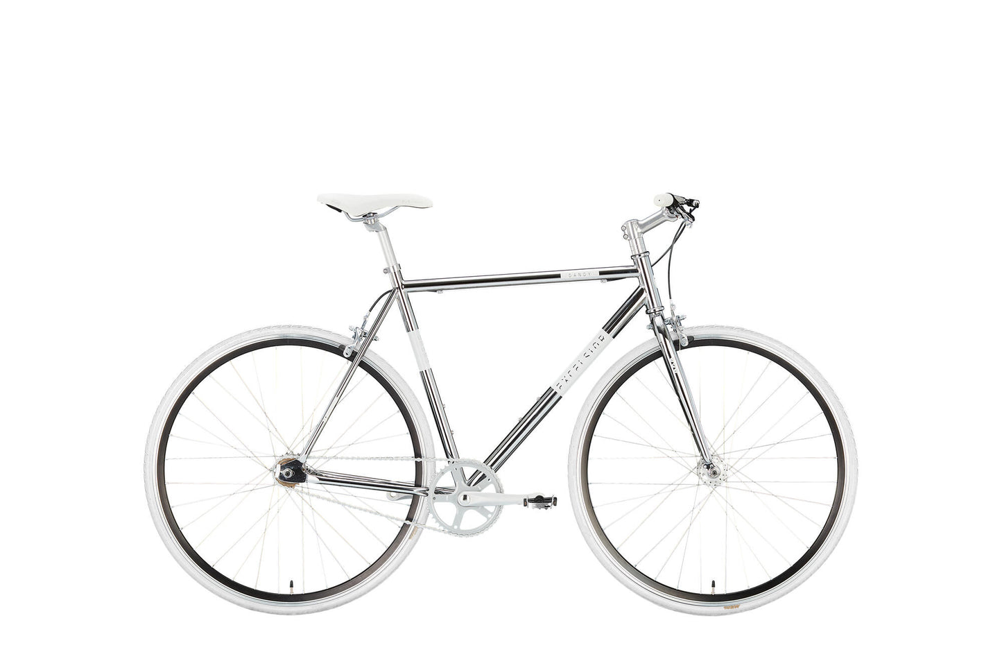 Excelsior singlespeed dandy (#1) bike excels. dandy 28 59 diam. 1sp chrome