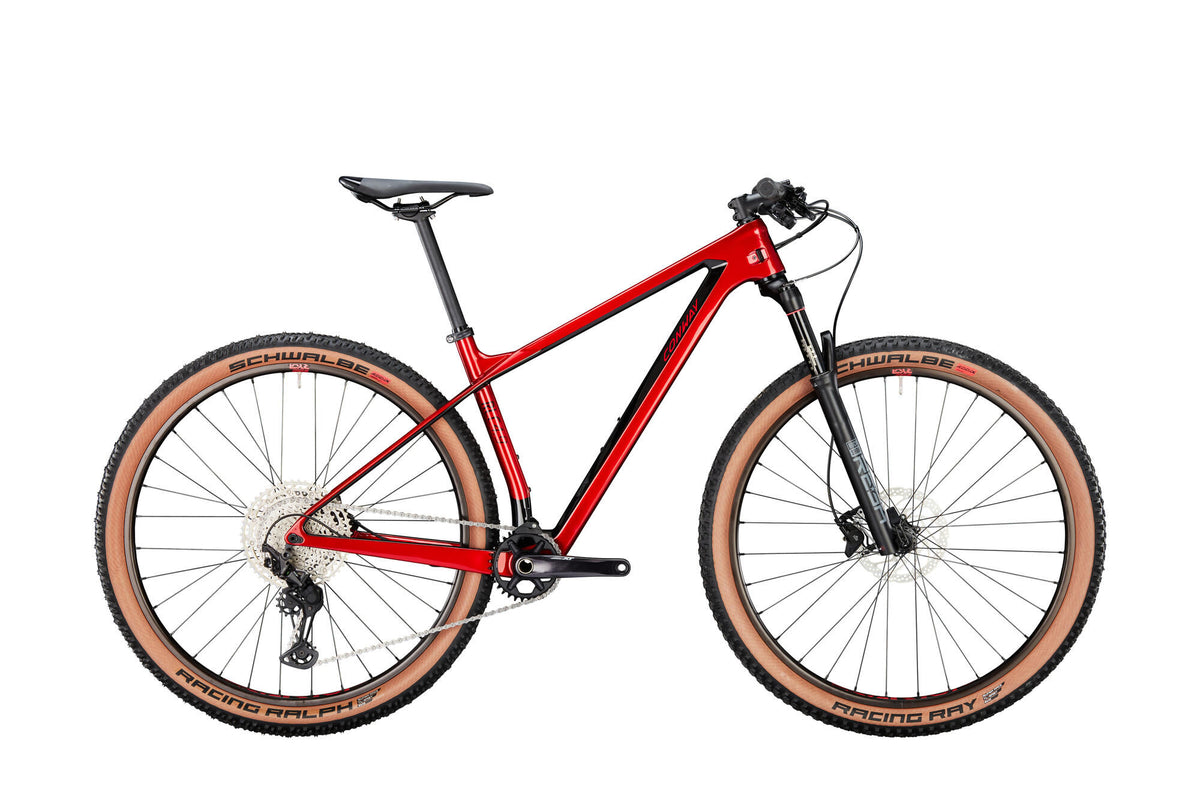 Conway mtb hardtail rlc 4.9 mod. 23 bike conw.rlc 4.9 29 44 hardtail 12sp red black