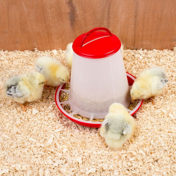 Olba producten ophangvoersilo kunststof met deksel 1kg