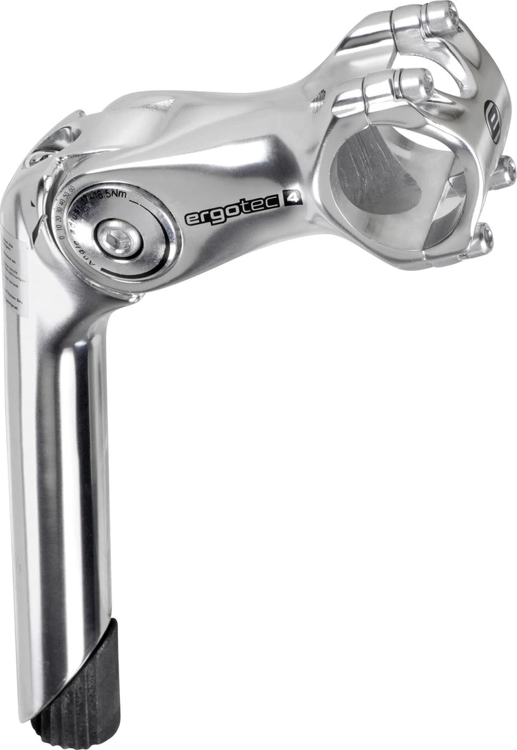 Ergotec stuurpen octopus 2 verstelbaar 25.4mm 90mm zilver