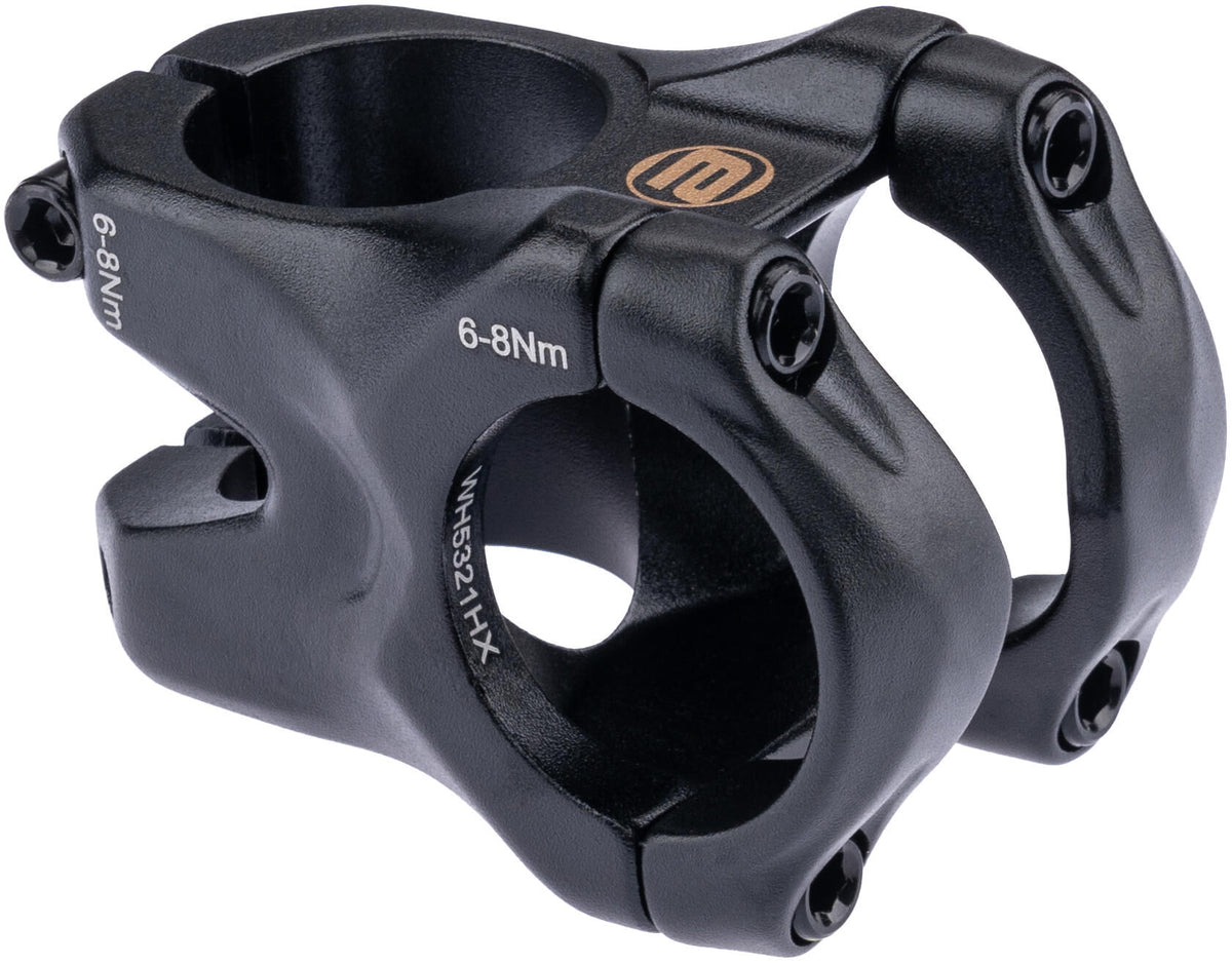 Ergotec stuurpen bass stem bass 31,8mm black gold