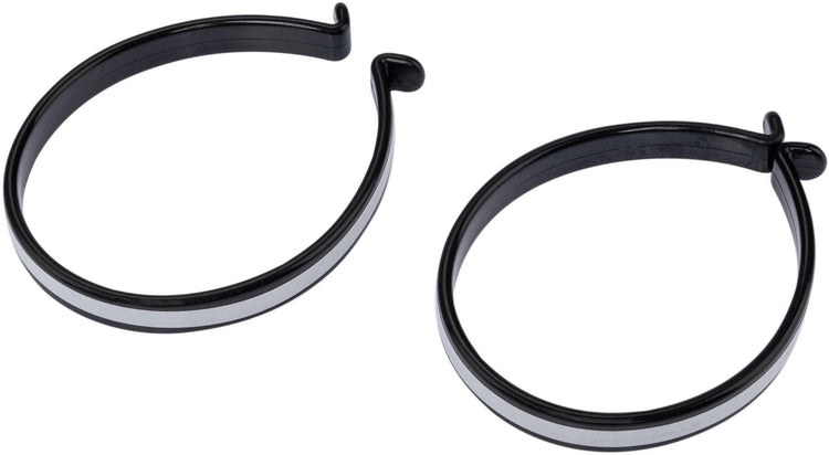 Contec hosenspange tweezers ct trouser clip pair w. reflective stripes, black