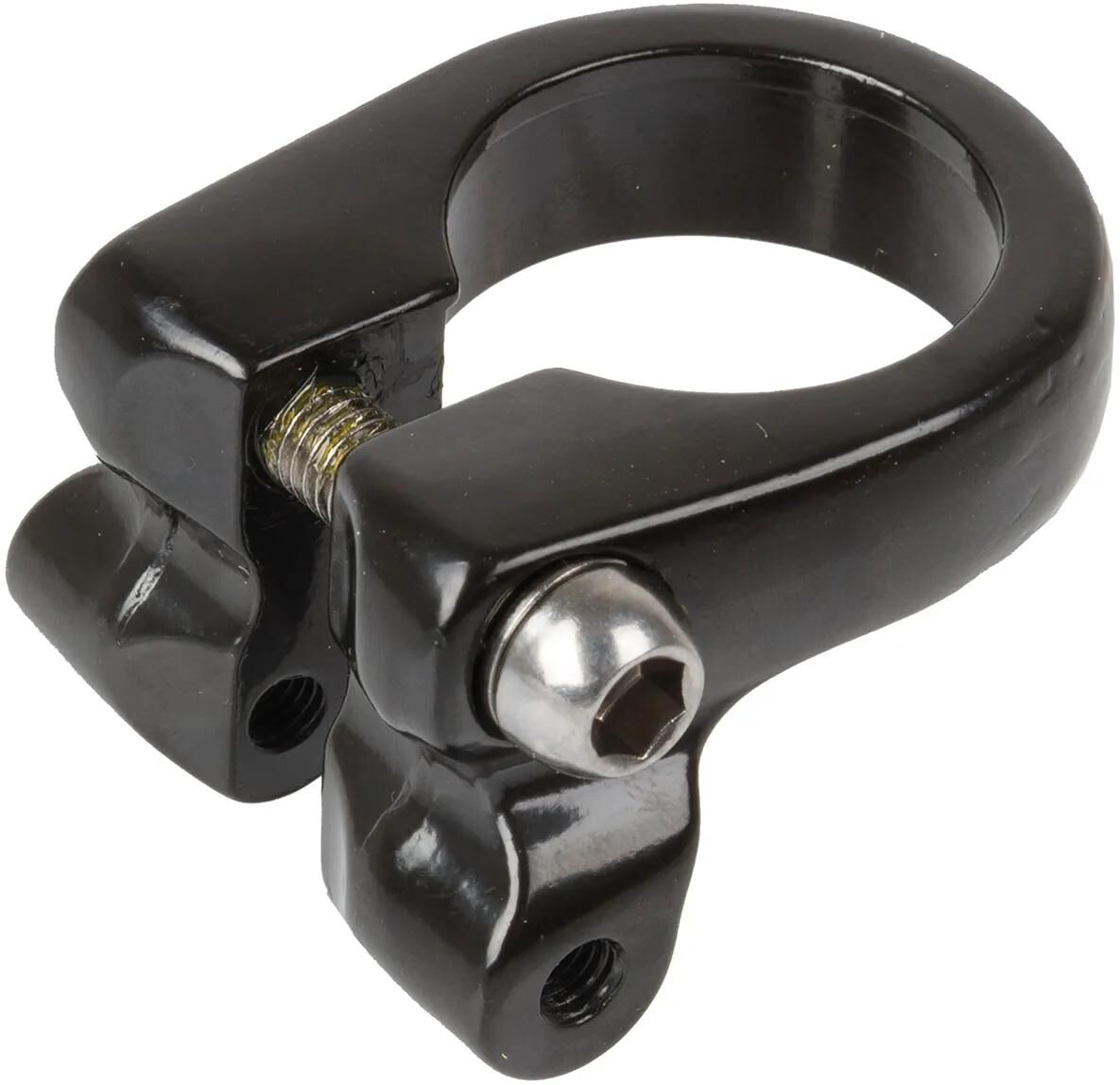M-wave zadelpenklem m6 inbus 34.9 mm zwart met extra bevestigingspunt