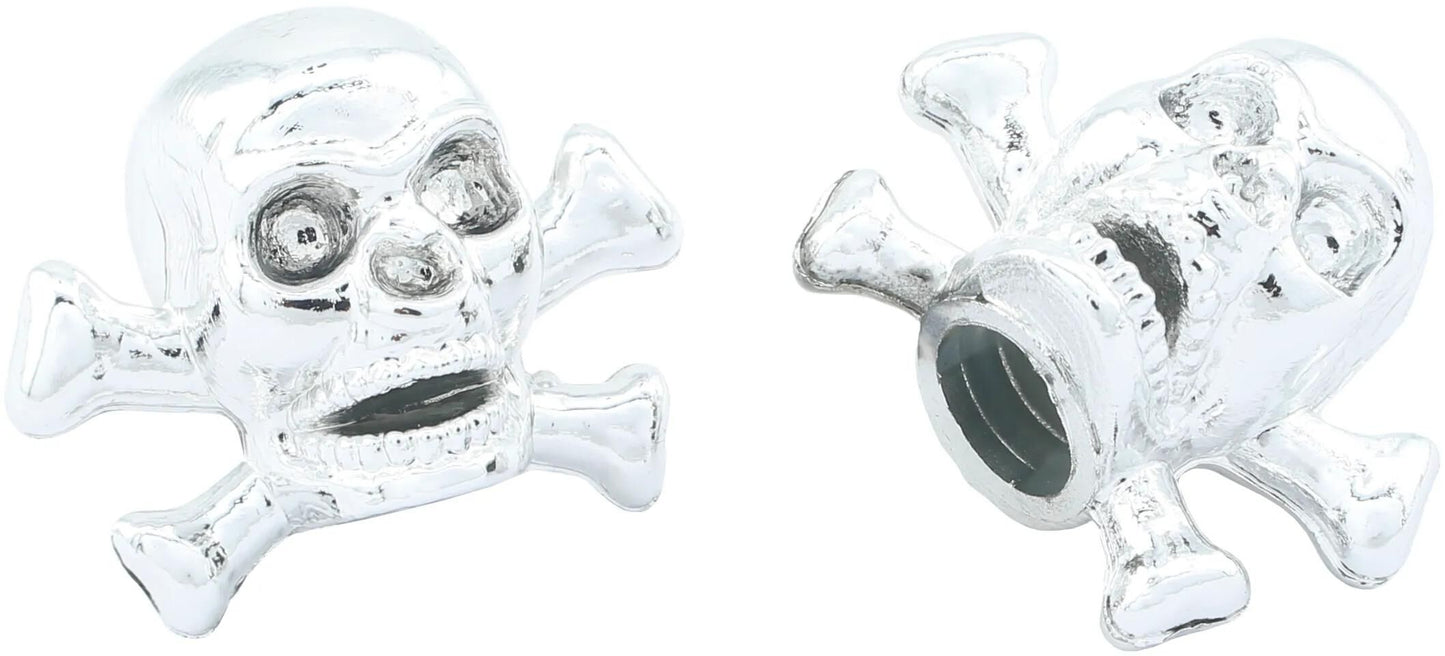 Contec ventiel-stofkapje valve.caps ct valve caps skull+bones chrome