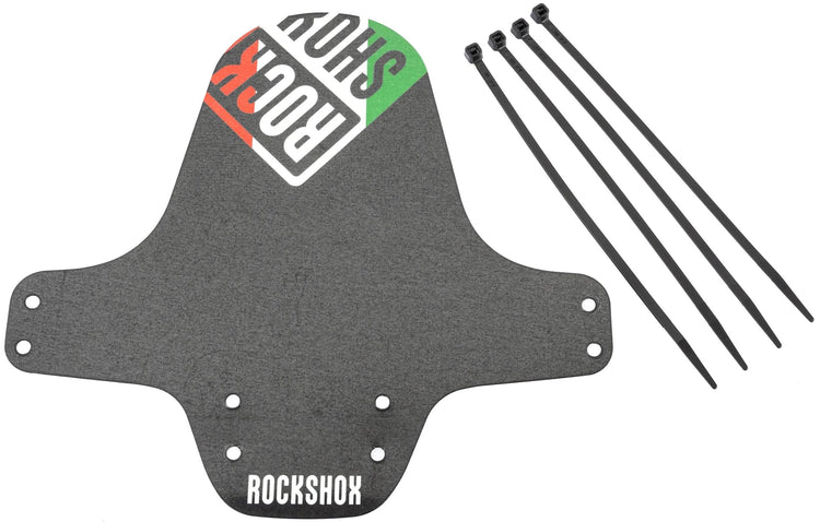 Rockshox steekspatbord fender clip-on fender rs black italy flag