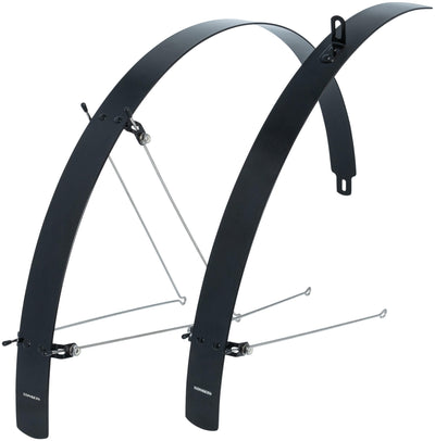 Contec schutzblech-set flat fender ct fender set flat fender 28 42mm alu black