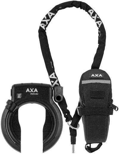Axa ringslot-set defender frame lock set defen. with bag