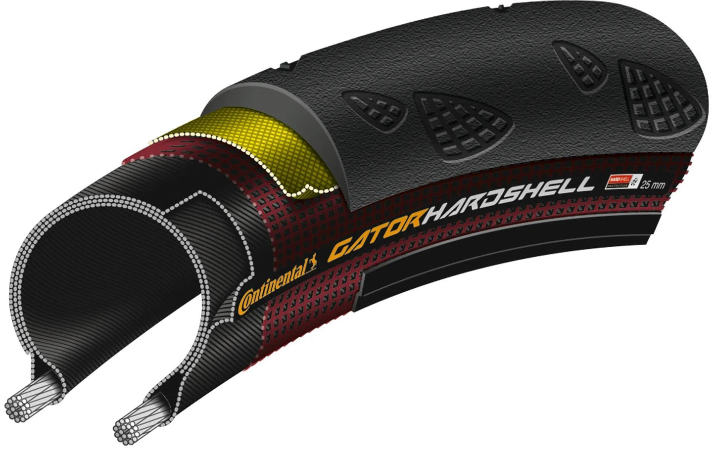 Continental buitenband gator hardshell conti tire gator hard 32-622 b b fold