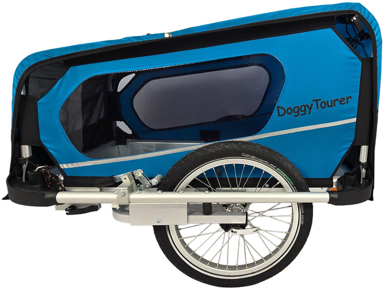 Doggytourer fiets-hondenkar doggy tourer s dog trailer doggy tourer s blue