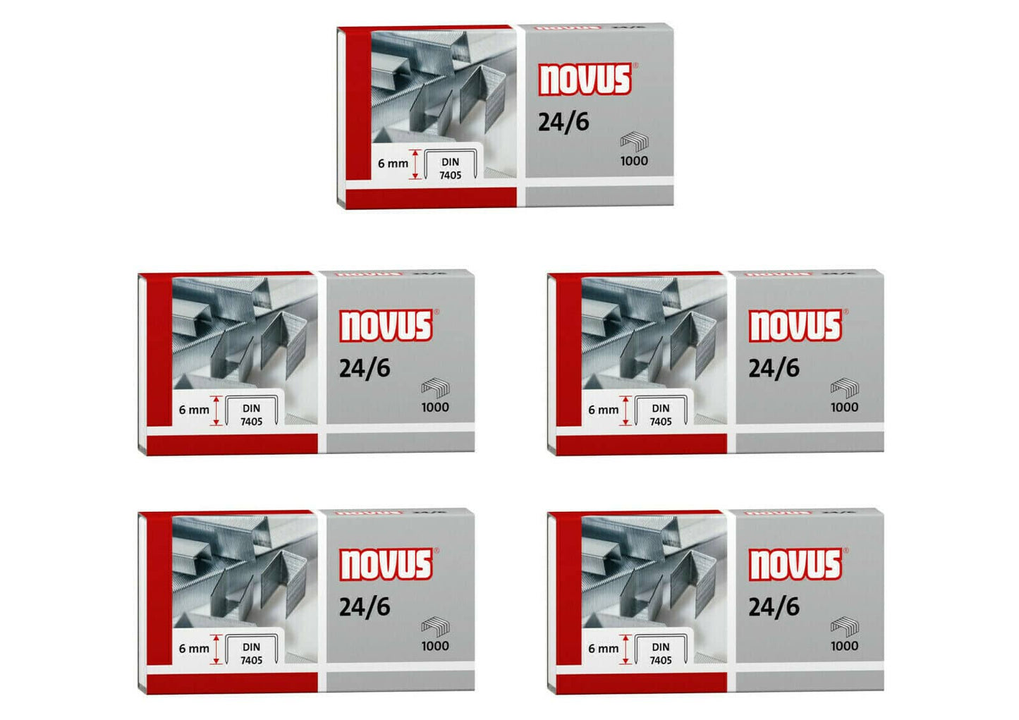 Van der doelen nietjes novus 24 6 staal