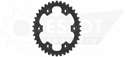 Esjot chain wheel 530 38z steel black