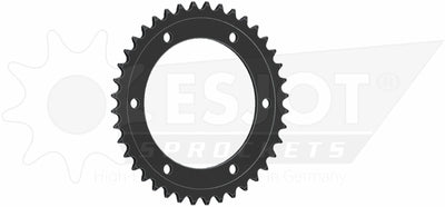 Esjot chain wheel 520 40z steel black