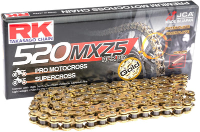 Rk chains 520 mxz5 118 c gold gold open