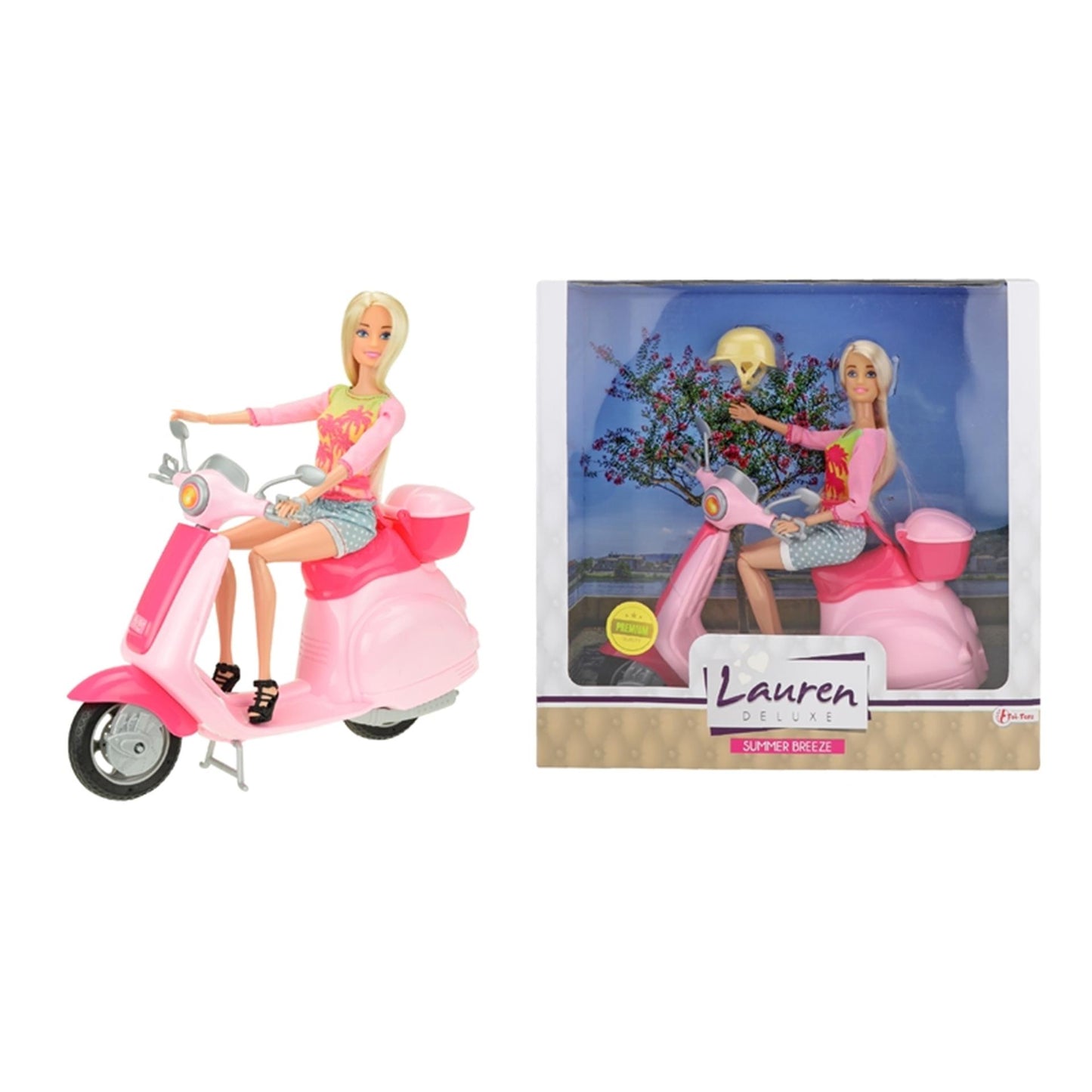 Toi-toys toi toys lauren tienerpop op scooter