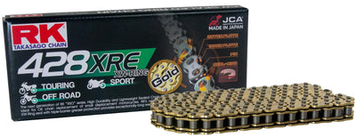 Rk chain 428 xre 124 c gold open