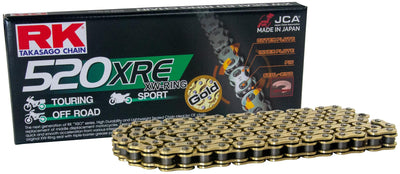 Rk chain 520 xre 118 n gold open