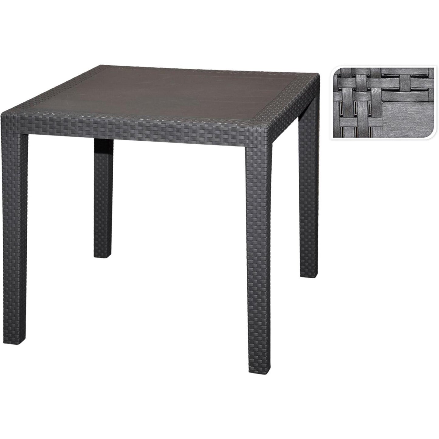 Pro garden tuintafel king 80x80cm tuintafel king 80x80cm