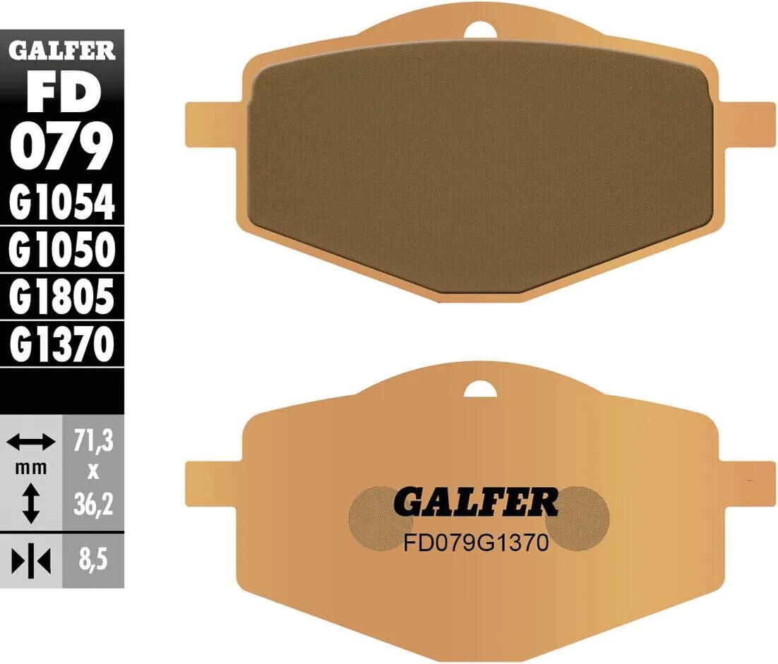 Galfer remblokken fd079 brake pad fd079 g1370 sintered metal