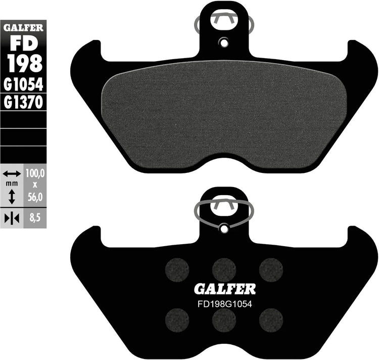 Galfer remblokken fd198 brake pad fd198 g1054 organic