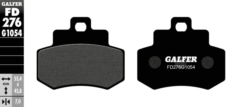 Galfer remblokken fd276 brake pad fd276 g1054 organic standard
