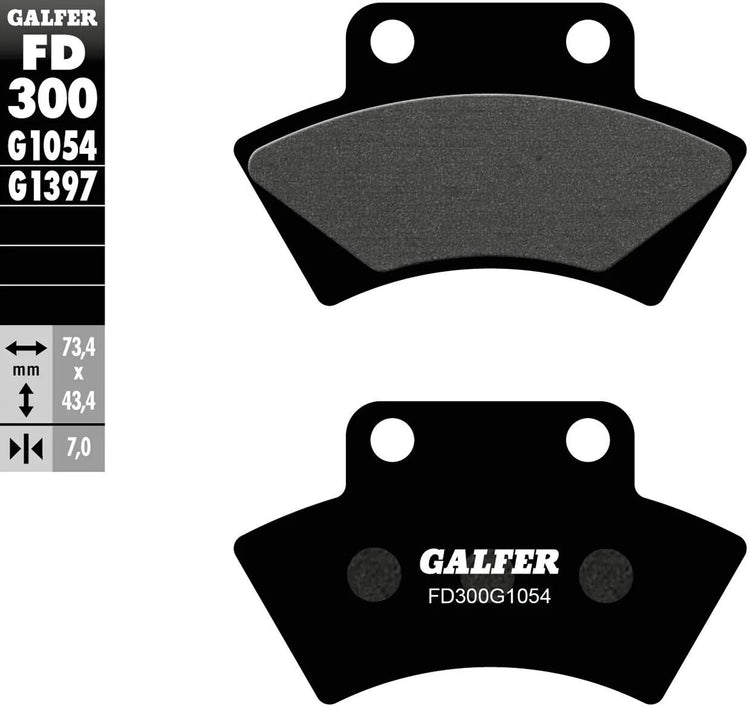 Galfer remblokken fd300 brake pad fd300 g1054 organic standard