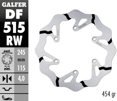 Galfer remschijf df515 wave rotor df515 rw offroad rigid gr.