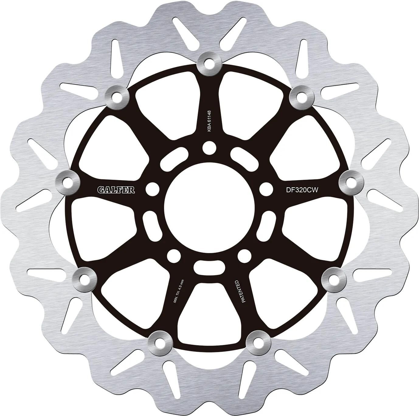Galfer remschijf df320 rotor df320 type cw floating