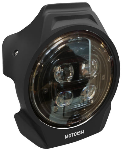 Motoism koplampmasker the nightcrawler headlight mask mi honda cl500