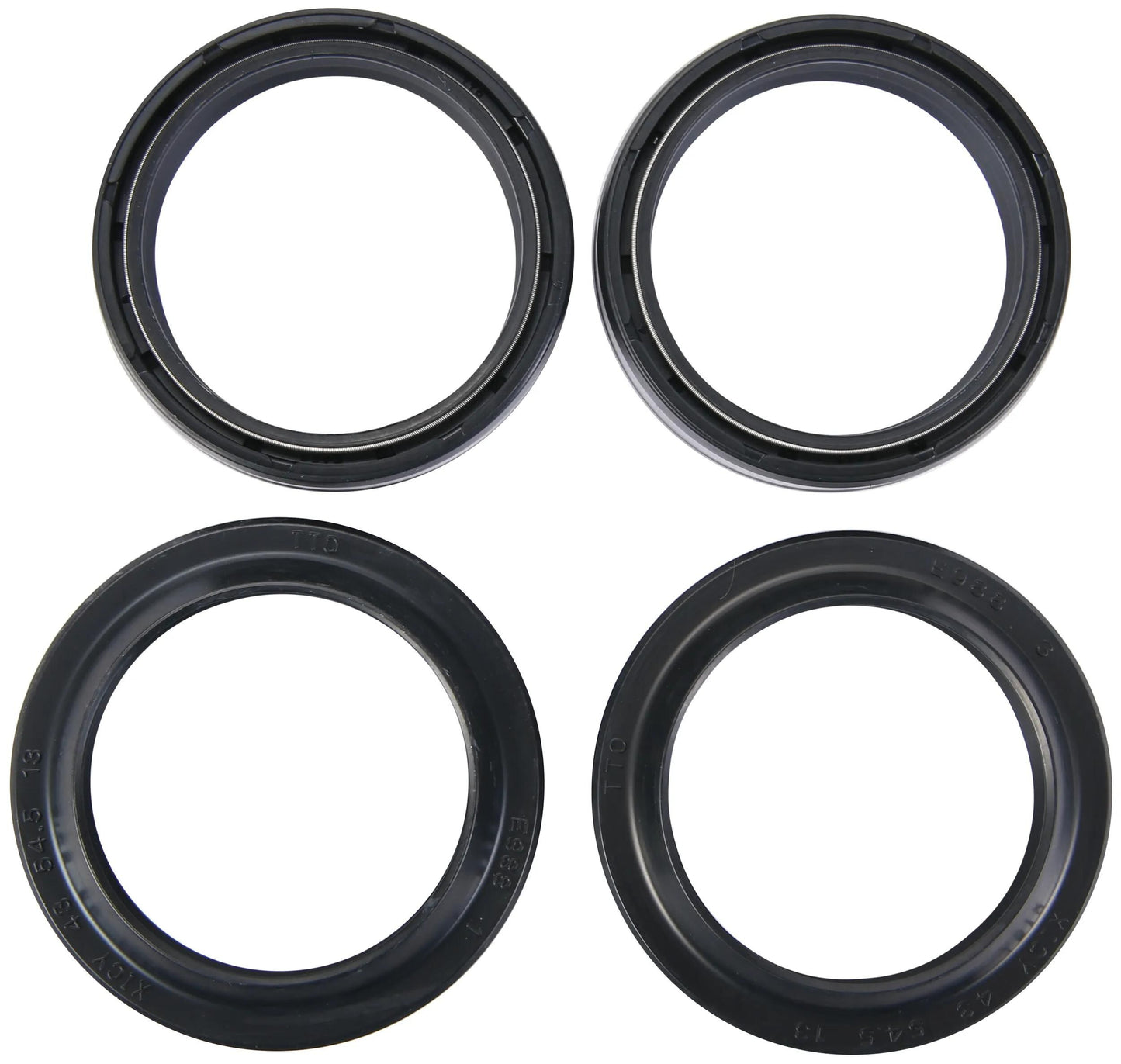 All balls racing voorvork keerring set fork seal set abr 56-133 incl. dust cap