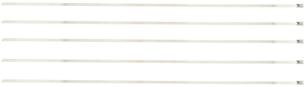 Silent sport kabelbinder stainless steel cable tie 520mm 5st.