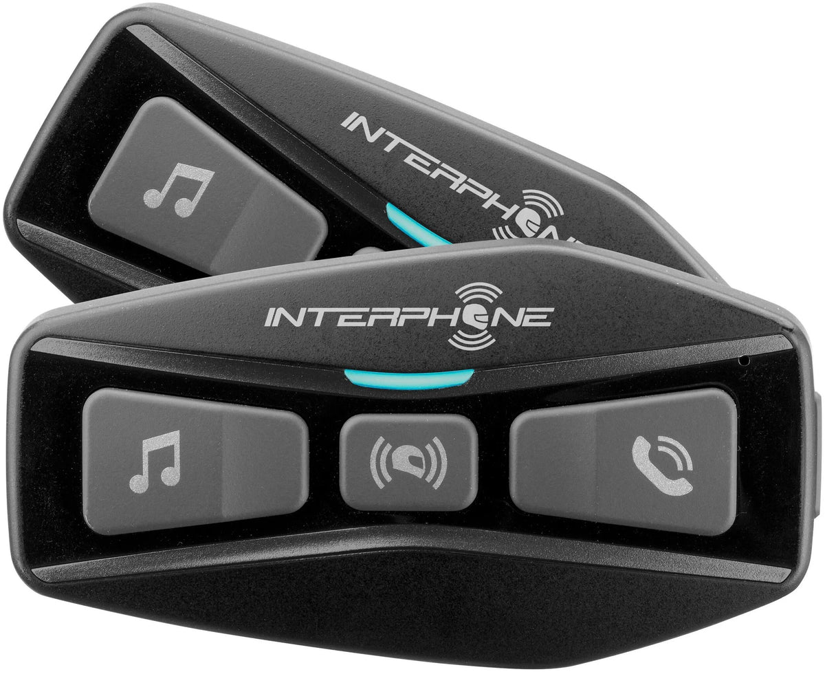 Interphone helm communicatie systeem u-com 2 helmet com.system interp. u-com 2 double kit
