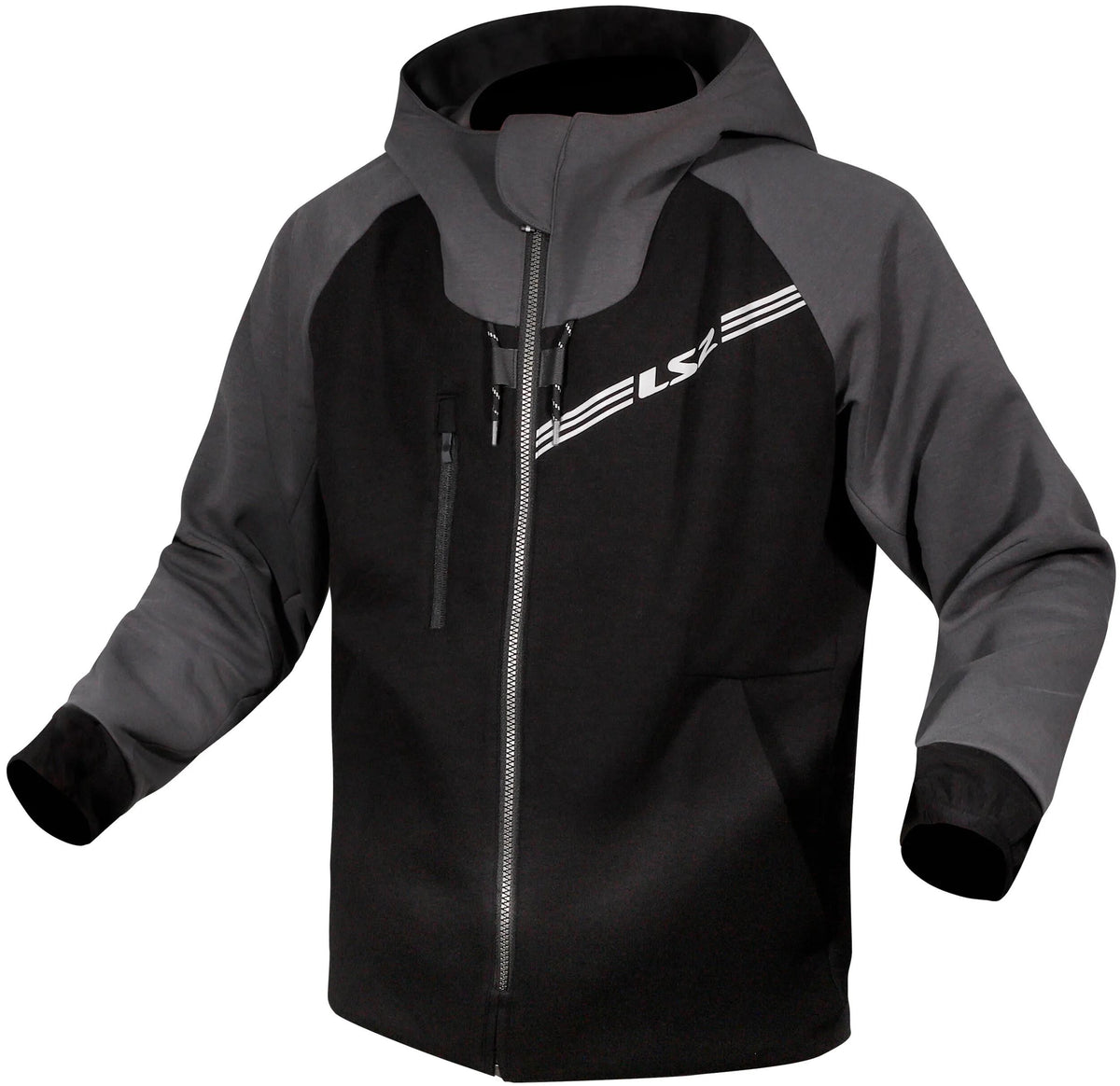 Ls2 jas throttle jacket throttle man black dark grey m