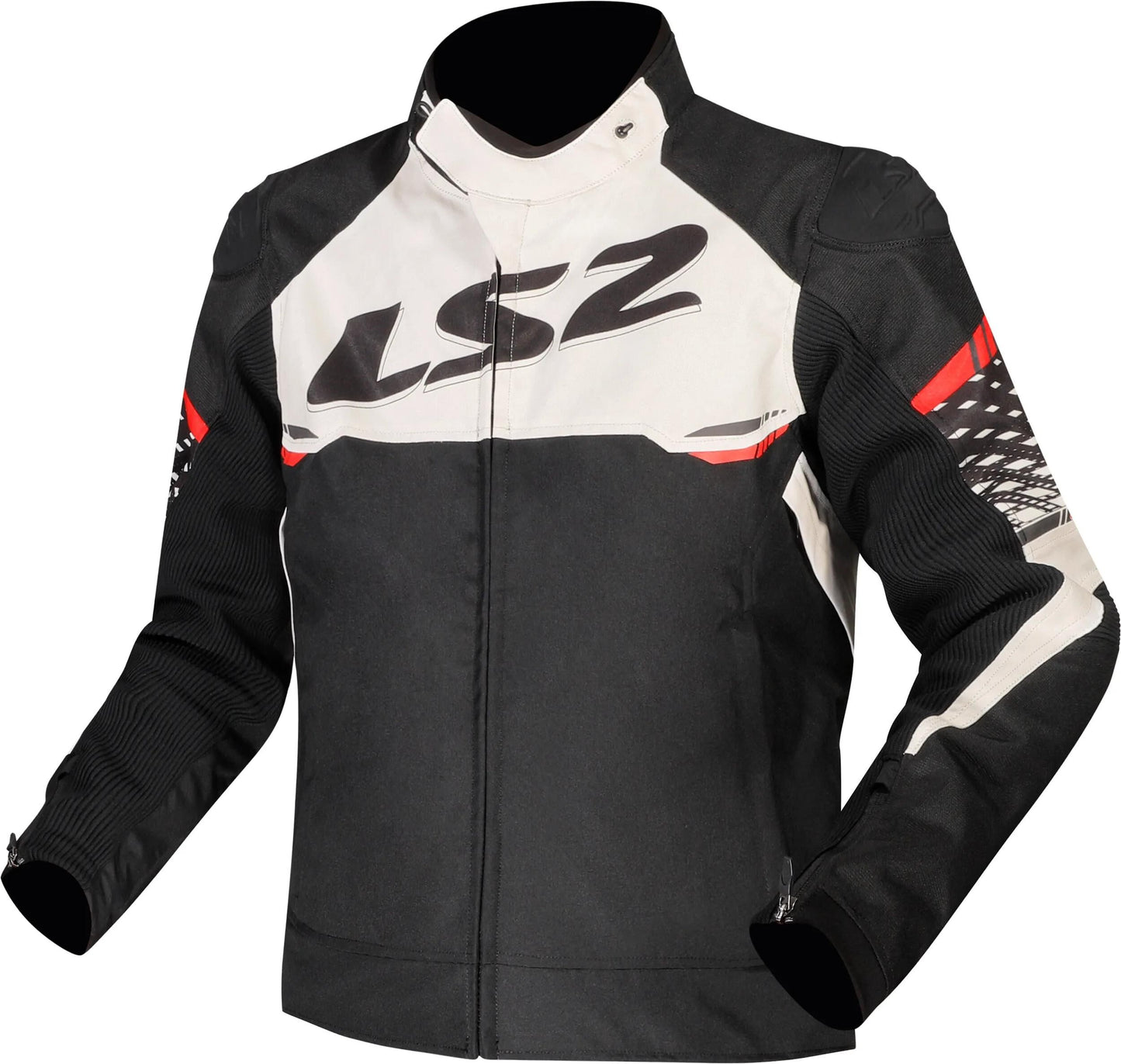 Ls2 jacke apex jacket apex men black white red gr. xxl
