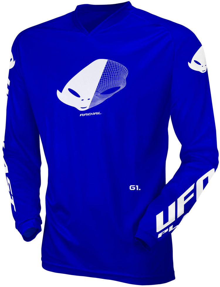 Ufo plast jersey mx radial children's jersey ufo rad blue gr. xs