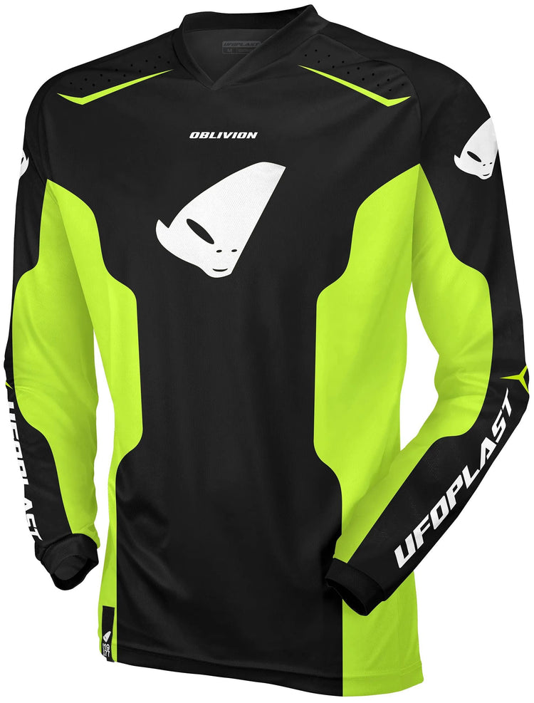 Ufo plast jersey mx oblivion mx jersey ufo oblivion black yellow gr. m