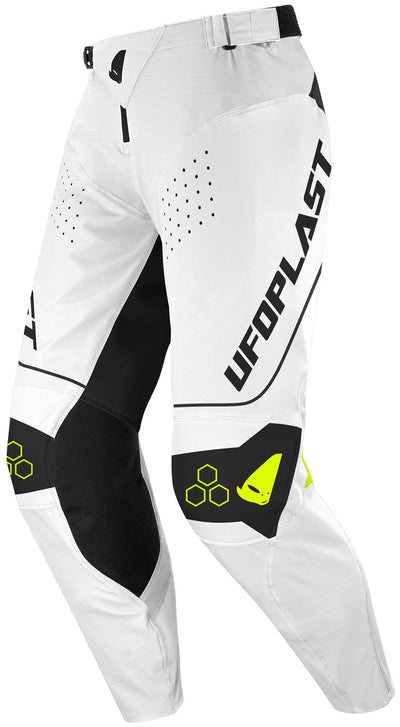 Ufo plast mx ares broek mx trousers ufo ares white black size 50