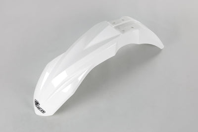 Ufo plast spatbord front mudguard ufo kawasaki white
