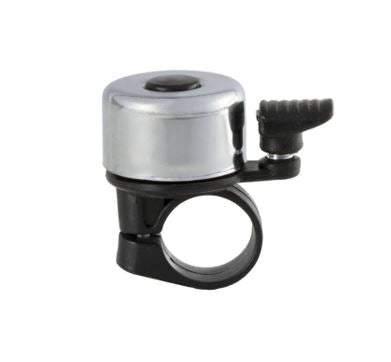 Dr bel mini chroom zwart per 20 stuks