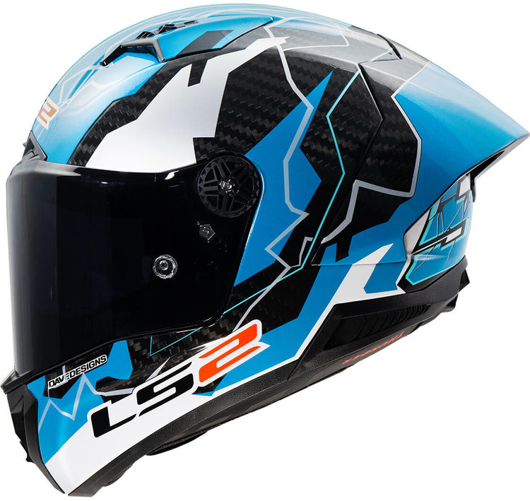 Ls2 integraalhelm ff805 thunder carbon gp aero replica huertas helmet ff805 thunder gp aero replica huertas m